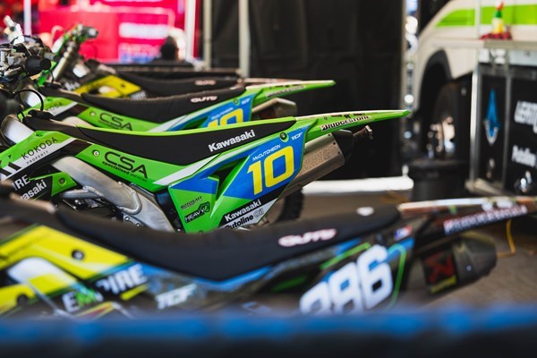 The Empire Kawasaki team will be fielding three riders this weekend | Photo: Foremost Media
